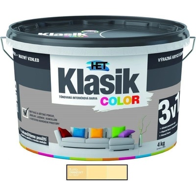 Het Klasik color 4kg 0637 žluto-oranžový