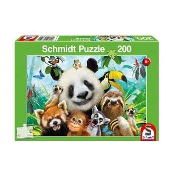 Schmidt Spiele Puzzle 200 Cheerful Pets G3