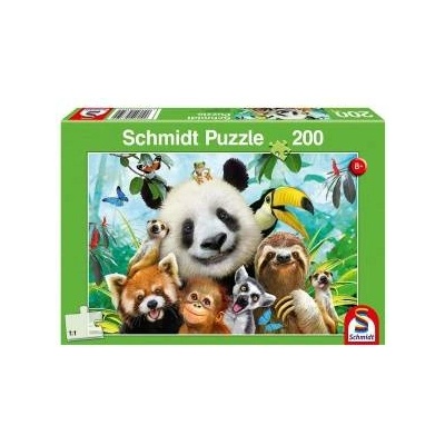 Schmidt Spiele Puzzle 200 Cheerful Pets G3
