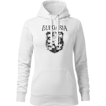 Image 1 of DRAGOWA дамски суитшърт с качулка Герб, бял (37468)