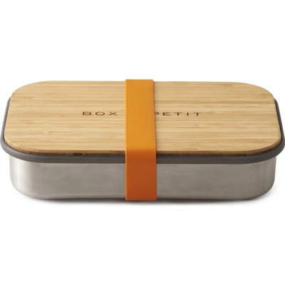 Black+Blum sandwich box nerez / bambus oranžový