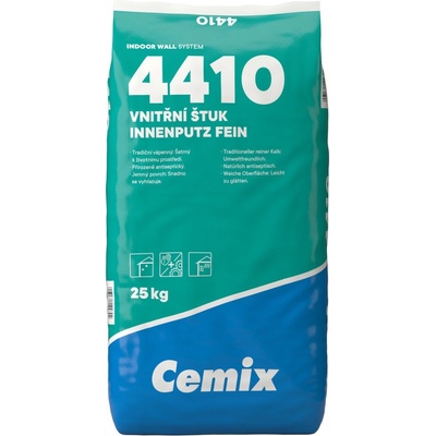 Cemix 4410 Vnitřní štuk, zrno 0,7 mm, 25 kg – Zbozi.Blesk.cz