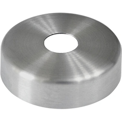 Kryt ø 45 mm na trubku ø 12 mm, brúsená nerez AISI 304