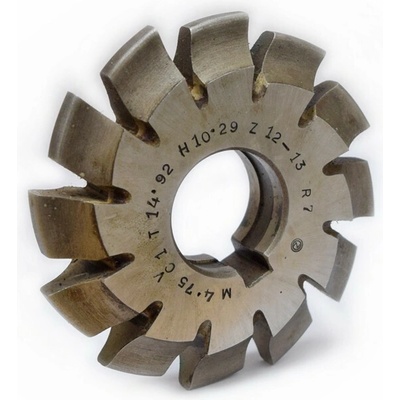 Fréza evolventní (modulová) M 4,5 x 15°, z35-54 222511-4,50x15-06