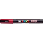 uni Декоративен маркер, 0, 9-1, 3 мм, UNI "Posca PC-3M", тъмночервен 284927000 (284927000)