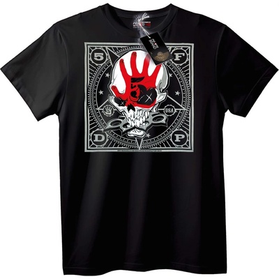 NOONEBRAND Тениска Skull Ръчен отпечатък - S, White