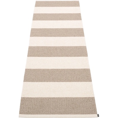 Pappelina Бежова и кремава пътека за открито и закрито 70x225 cm Bob Mud Vanilla - Pappelina (BO6B722)