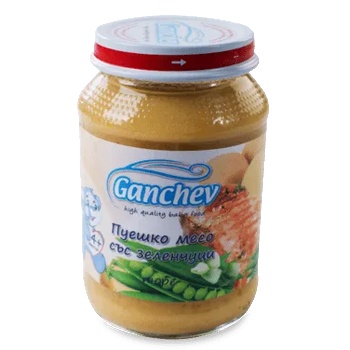 Image 1 of Ганчев пюре Пуешко месо със зеленчуци