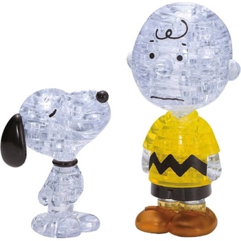 HCM Kinzel 3D Crystal puzzle Snoopy a Charlie Brown 77 ks