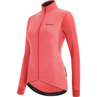 Santini Colore Puro Long Sleeve Woman Jersey Granatina