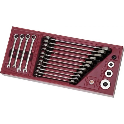 Kraftwerk souprava klíčů ráčnových 19ks KR-4900-17B