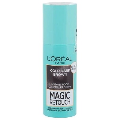 L'Oréal Magic Retouch vlasový korektor šedin a odrostů 15 Cold Dark Brown 75 ml