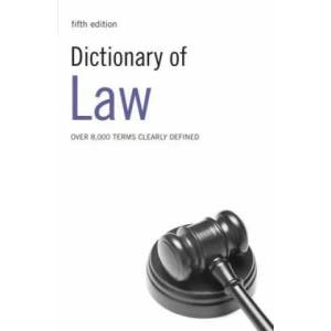 Dictionary of Law (ISBN: 9780713683189)