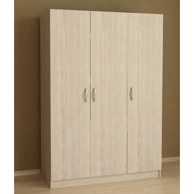Трикрилен гардероб Комо 3 дъб сонома