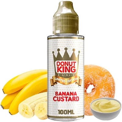 DK Donut King Limited Edition Banana Custard 100ml