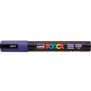 uni Декоративен маркер, 1, 8-2, 5 мм, UNI "Posca PC-5M", пруско синьо 287219000 (287219000)