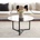 ASIR GROUP Масичка за кафе TRIO 42x75 cм черна (AS0908)