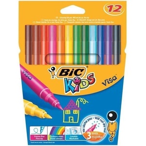  Флумастери BIC Visa 12 цвята (3922001)