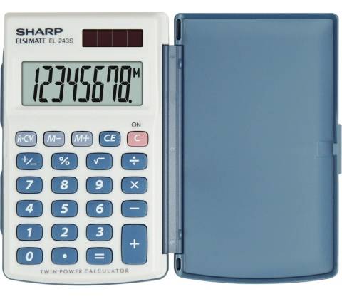 Sharp EL-243S modro-šedá