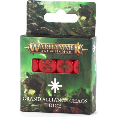Games-Workshop Kocky Warhammer Age of Sigmar Grand Alliance Chaos Dice 16 ks