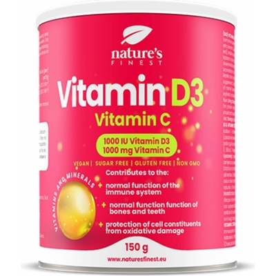 Nature's Finest Vitamin D3 + Vitamin C 150 g