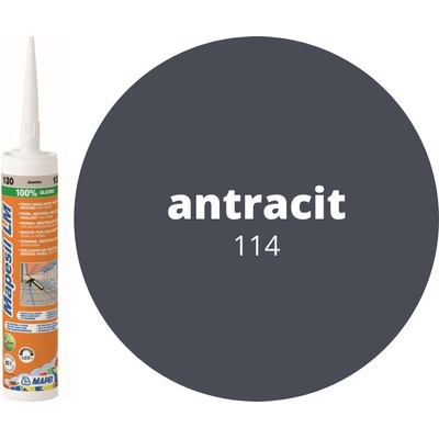 MAPEI silikón Mapesil LM 114, antracit (310 ml)