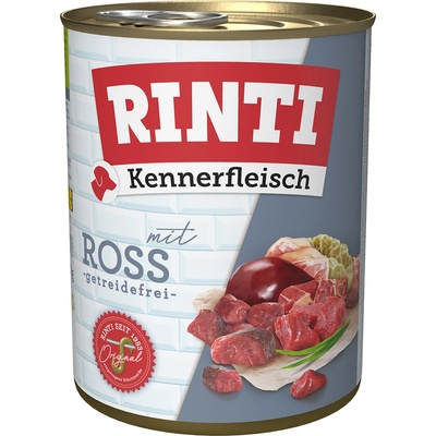RINTI 800г Kennerfleisch RINTI, консервирана храна за кучета - конско