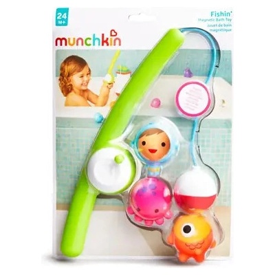 Munchkin Hračka Rybářský prut do koupele 24m+