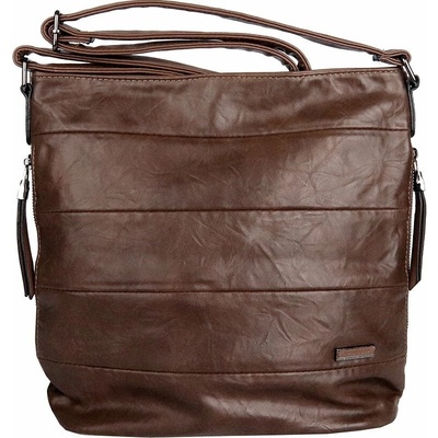 Romina & Co Středně velká crossbody kabelka D600 hnědá zemní