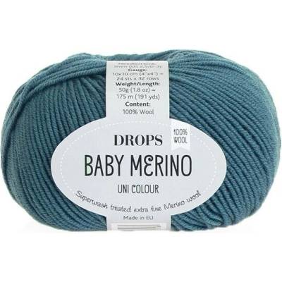 Příze DROPS Baby merino uni color 42 - petrol