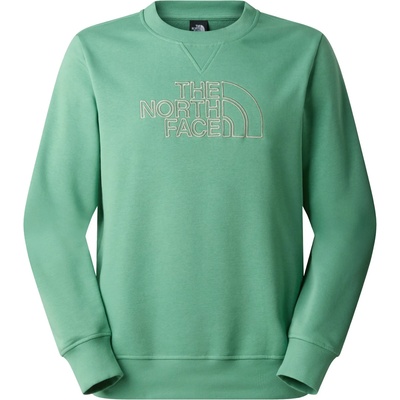 The North Face Мъжки пуловер The North Face Drew Peak Light Regular Crew Jumper - Dimmed Algae / Stone Slab (017-4319-0312)