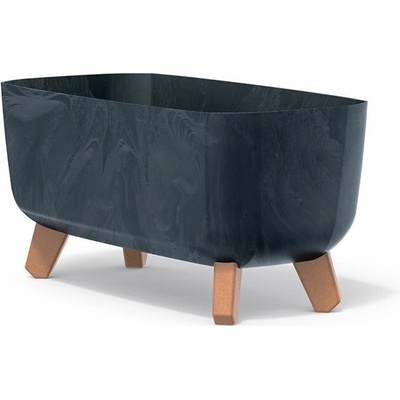 PROSPERPLAST Kvetináč GRACIA CASE BETON EFFECT 39cm antracit