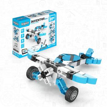 Image 1 of Engino Конструктор Engino Inventor Mechanics - Самолет, 5 в 1 (6611020174)