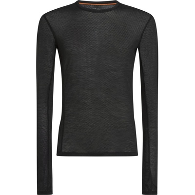 Icebreaker Мъжко мериносово термобельо Icebreaker Merino 75 Cool-Lite Featherlight L/S Crewe Longsleeve - Black - размер XXL (014-2380-0115)
