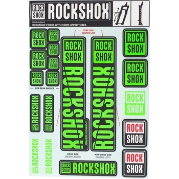 ROCKSHOX DECAL KIT 35MM NE05