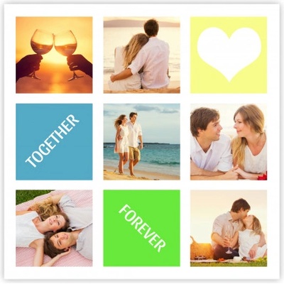 Plagát Together forever 70x70 - 23196