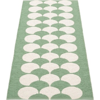 Pappelina Зелена и кремава пътека за открито и закрито 70x150 cm Poppy Oregano - Pappelina (PY21O715)