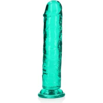 Image 1 of Shots Toys Джели дилдо Real Rock Crystal Clear 8" тюркоаз