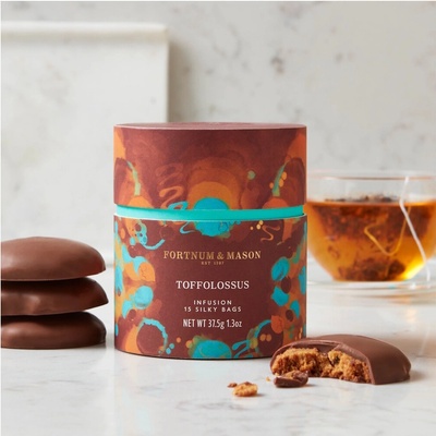 FORTNUM & MASON čaj TOFFOLOSSUS 15 hedvábných pyramid