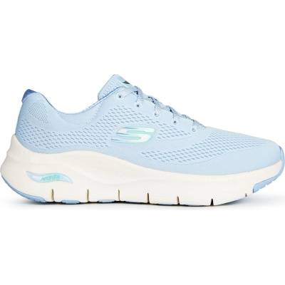 Skechers Дамски маратонки Skechers Engineered Mesh Lace-Up Low-Top Trainers Womens - Light Blue