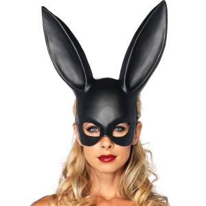 Leg Avenue Masquerade Rabbit Mask Black