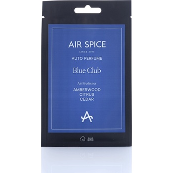 AIR SPICE АРОМАТИЗАТОР air spice ХАРТИЕН blue club (asp40)