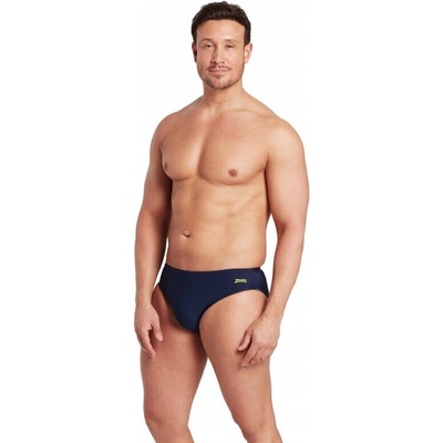 Zoggs pánske slipové plavky Etch Racer Men navy/limetková