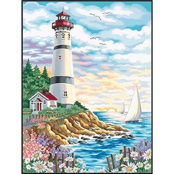 Image 1 of Milena Style Морски фар - диамантен гоблен