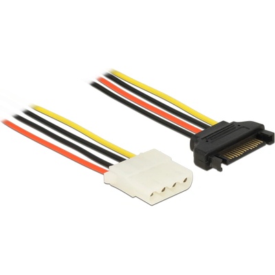Delock Захранващ кабел Delock SATA 15 pin male 4 pin female 20 cm