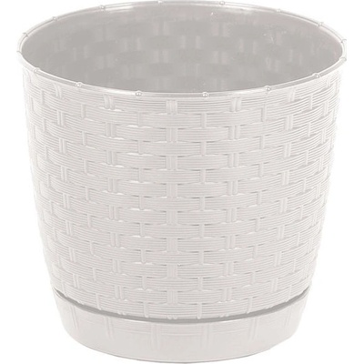 Prosperplast Ratolla round Drlo 16,5 cm biely