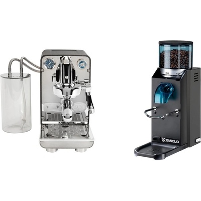 Set ECM Puristika PID + Rancilio Rocky Doserless