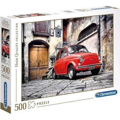 Clementoni Пъзел Clementoni - Fiat 500, 500 части (8005125305759)