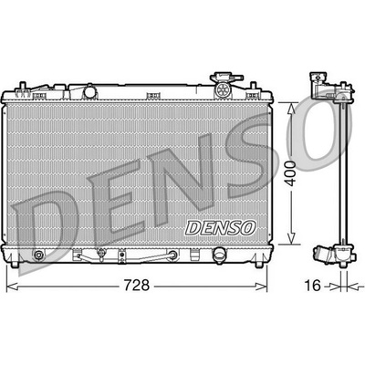 DENSO Chladič vody DEN DRM50042