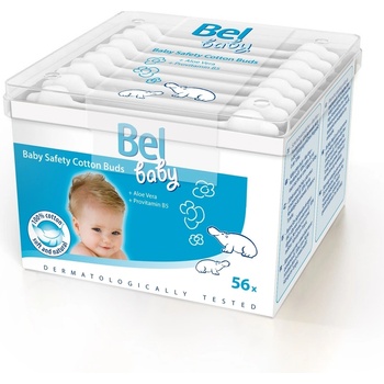 Bel Baby Safety Cotton Buds Dětské Vatové tyčinky 56 ks